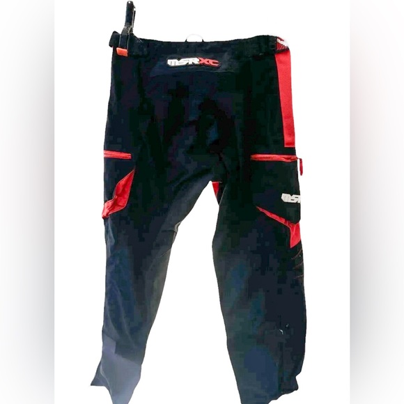MSR XC Motocross Racing Pants, men's 32 Red And Black - Picture 2 of 15